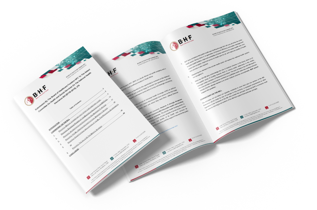 Submission By The Board of Healthcare Funders NPC To The Select Committee On Health and Social Services On The National Health Insurance Bill [B11B-2019], s76